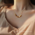 Shangjie Oem Kalung Mode Großhandel Women Gold Plated Halsketten Edelstahl Titan Halskette kleine Zauberkette Halskette